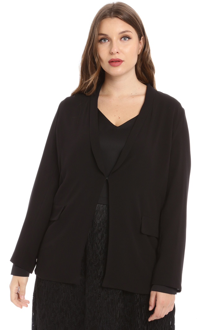 Blazer in georgette doppia Fashion Market Blazer in georgette doppia Fashion Market