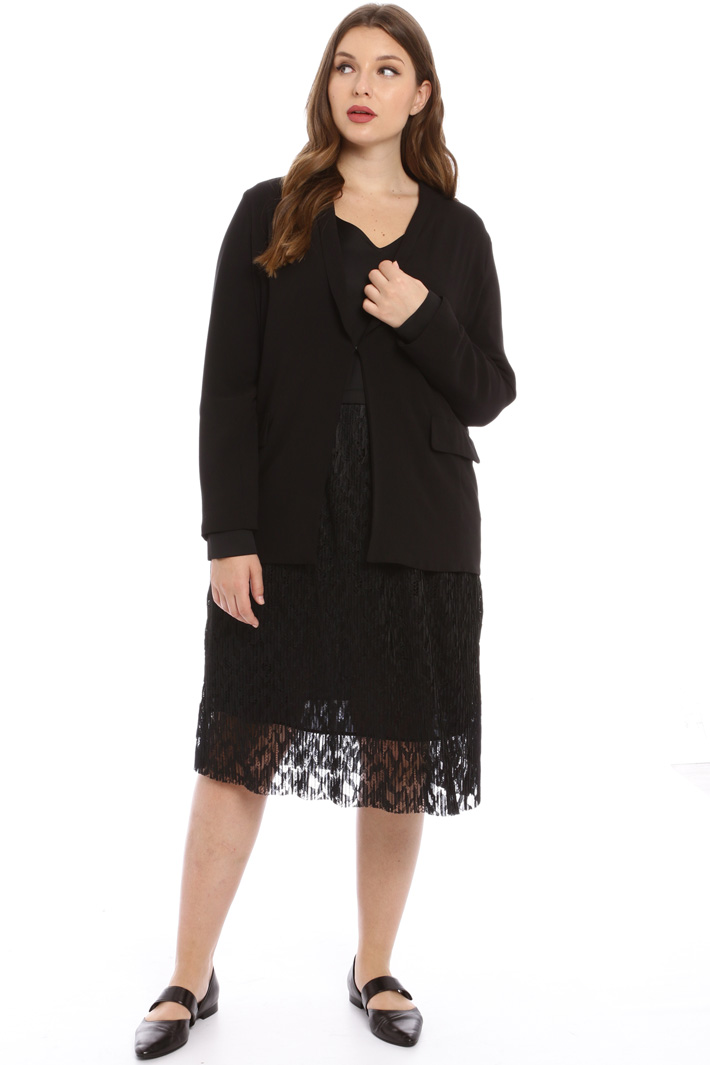 Blazer in georgette doppia Fashion Market Blazer in georgette doppia Fashion Market
