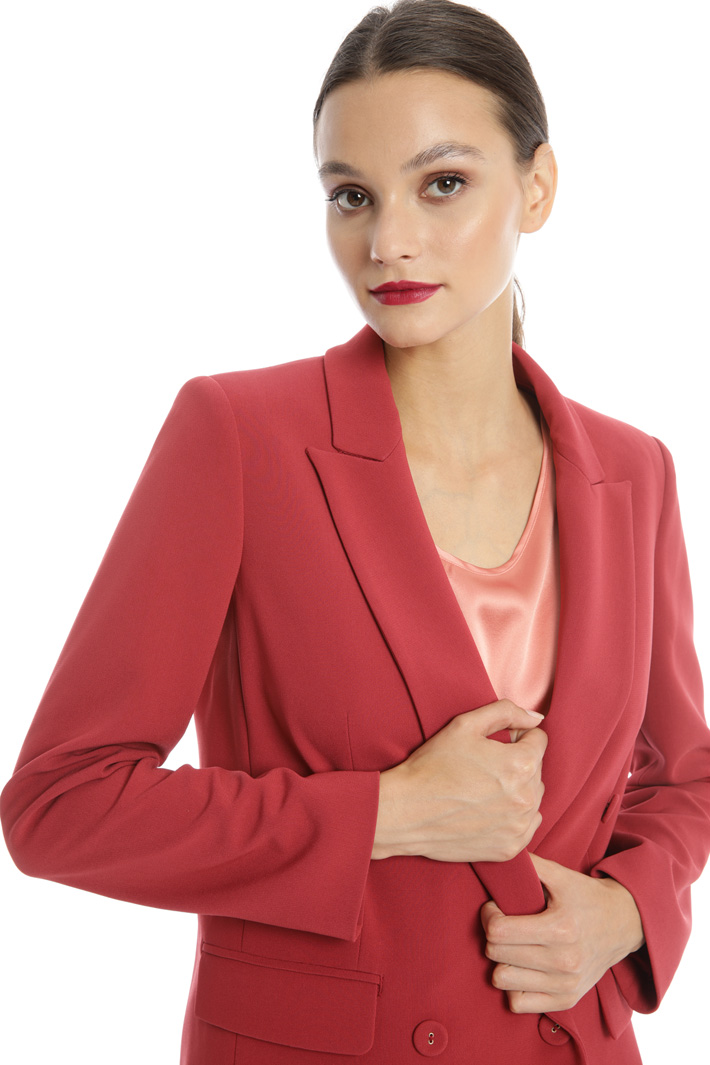 Blazer doppiopetto in cady Fashion Market Blazer doppiopetto in cady Fashion Market