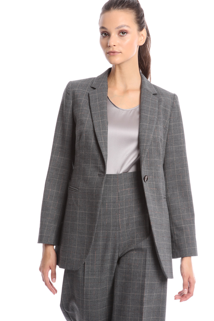 Blazer con fibra metallizzata Fashion Market Blazer con fibra metallizzata Fashion Market