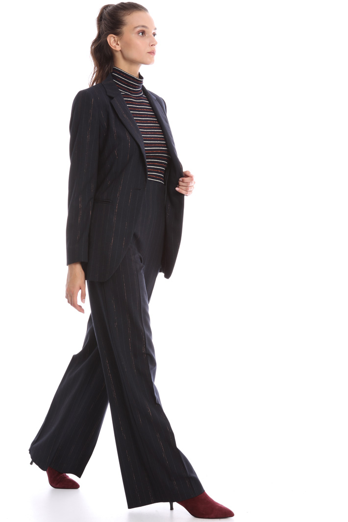 Blazer con fibra metallizzata Fashion Market Blazer con fibra metallizzata Fashion Market