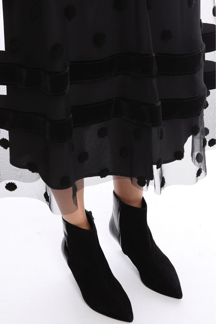 Gonna midi in tulle ricamato Fashion Market Gonna midi in tulle ricamato Fashion Market