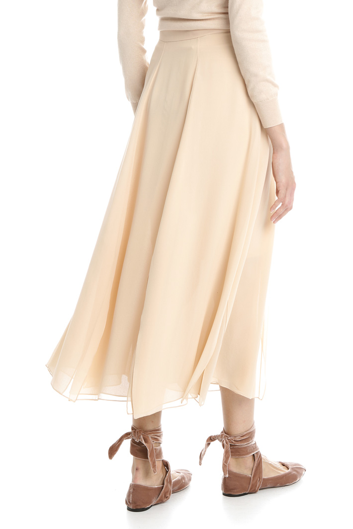 Gonna in georgette di seta Fashion Market Gonna in georgette di seta Fashion Market