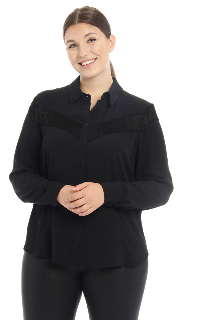 Camicia con frange Fashion Market Camicia con frange Fashion Market