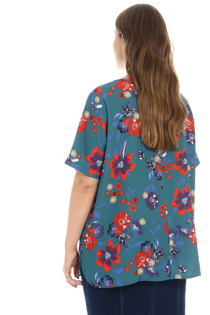 Casacca in cady stampato Fashion Market Casacca in cady stampato Fashion Market