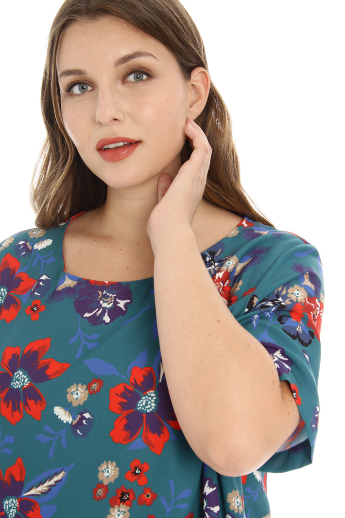 Casacca in cady stampato Fashion Market Casacca in cady stampato Fashion Market