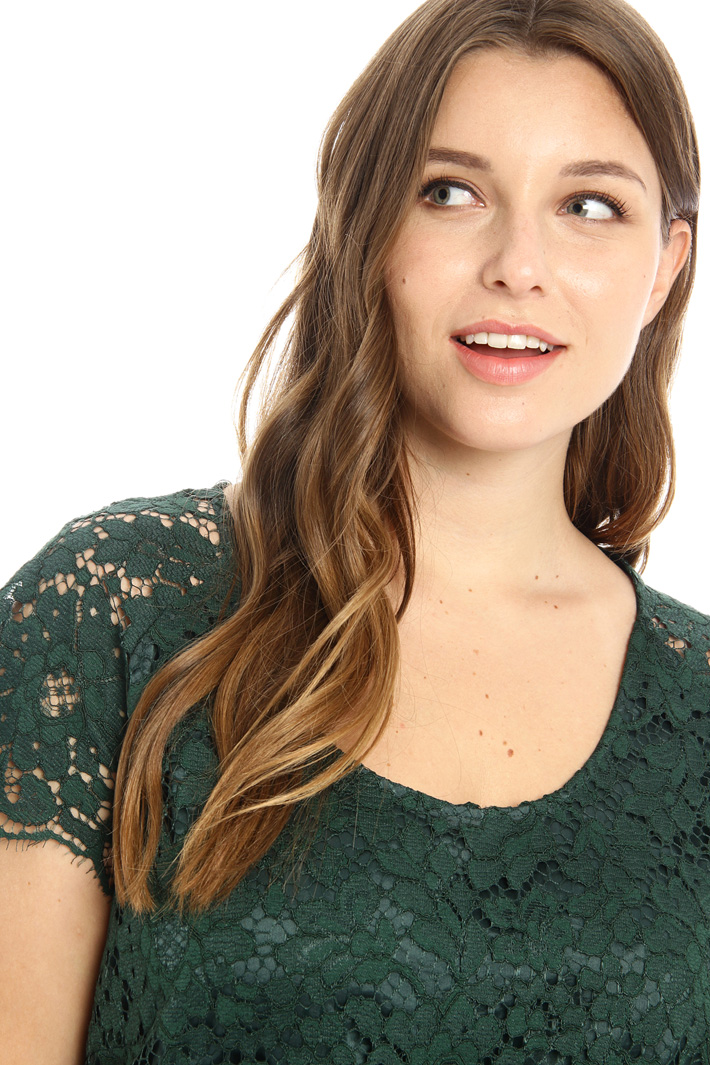 Top in pizzo macramé Fashion Market Top in pizzo macramé Fashion Market
