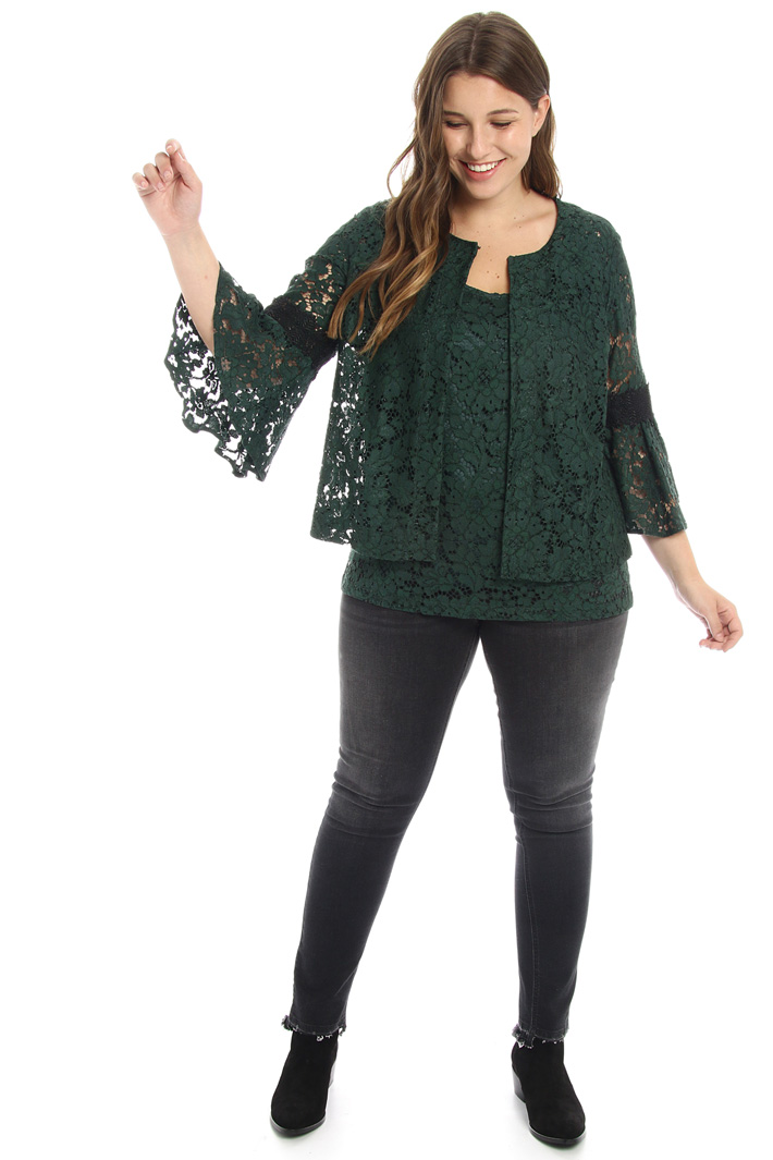 Top in pizzo macramé Fashion Market Top in pizzo macramé Fashion Market