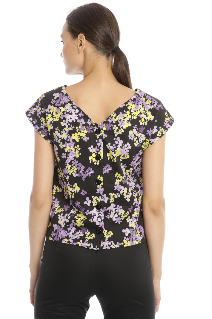 Top in raso di cotone Fashion Market Top in raso di cotone Fashion Market