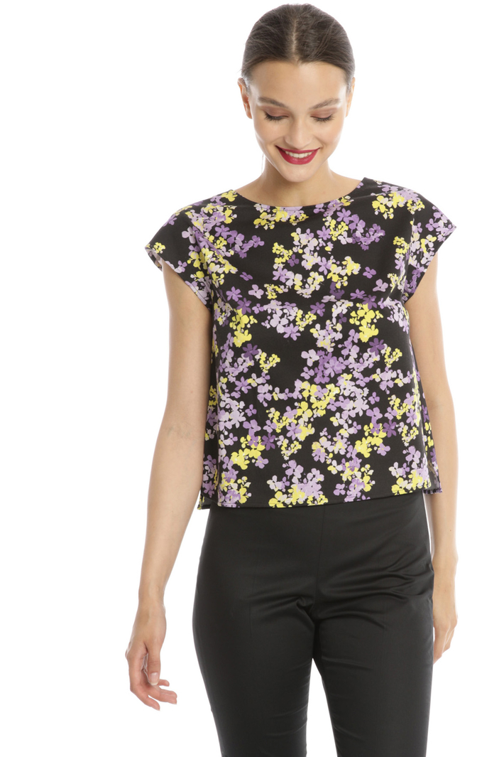 Top in raso di cotone Fashion Market Top in raso di cotone Fashion Market
