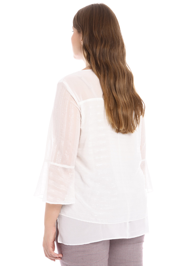 Blusa in fil coupé Fashion Market Blusa in fil coupé Fashion Market