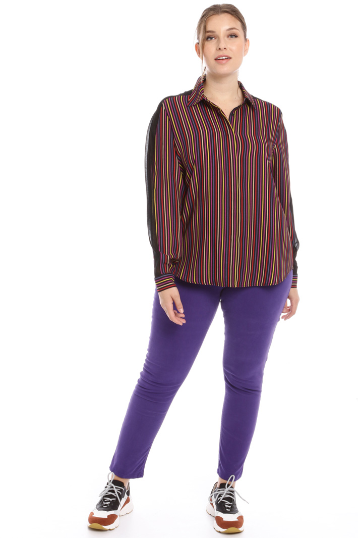 Camicia in cady stampato Fashion Market Camicia in cady stampato Fashion Market