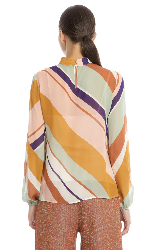 Blusa in georgette stampata Fashion Market Blusa in georgette stampata Fashion Market