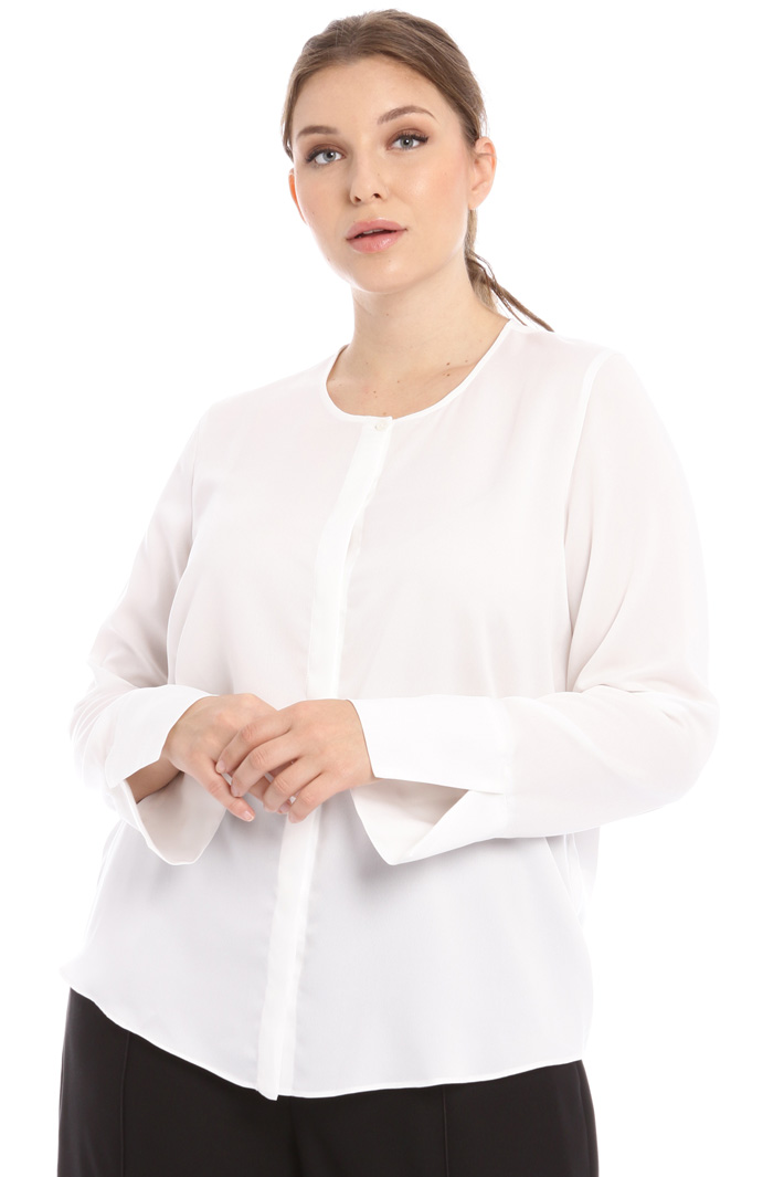 Camicia in raso satinato Fashion Market Camicia in raso satinato Fashion Market