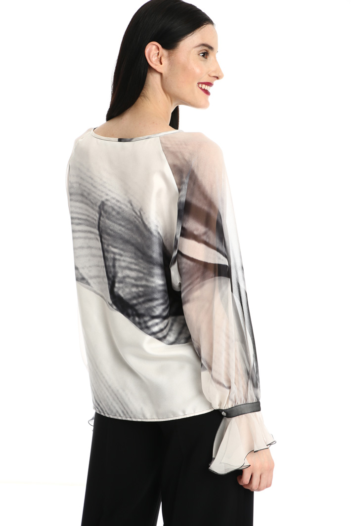 Blusa in georgette di seta Fashion Market Blusa in georgette di seta Fashion Market
