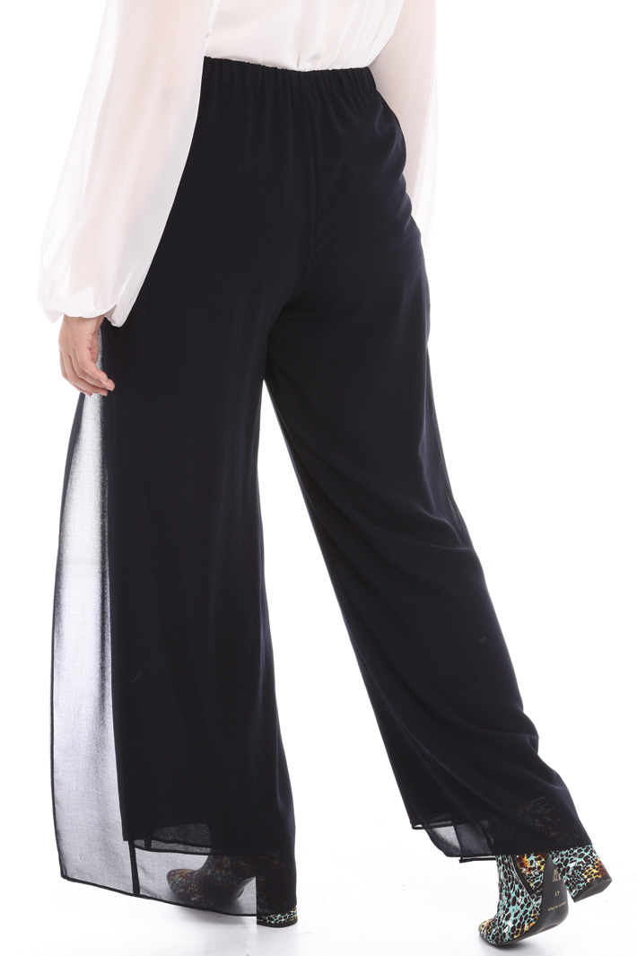 Pantaloni ampi in georgette Fashion Market Pantaloni ampi in georgette Fashion Market