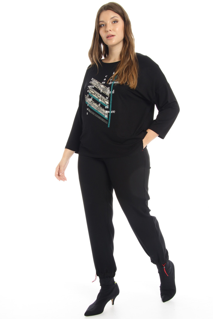 Pantaloni in enver satin Fashion Market Pantaloni in enver satin Fashion Market
