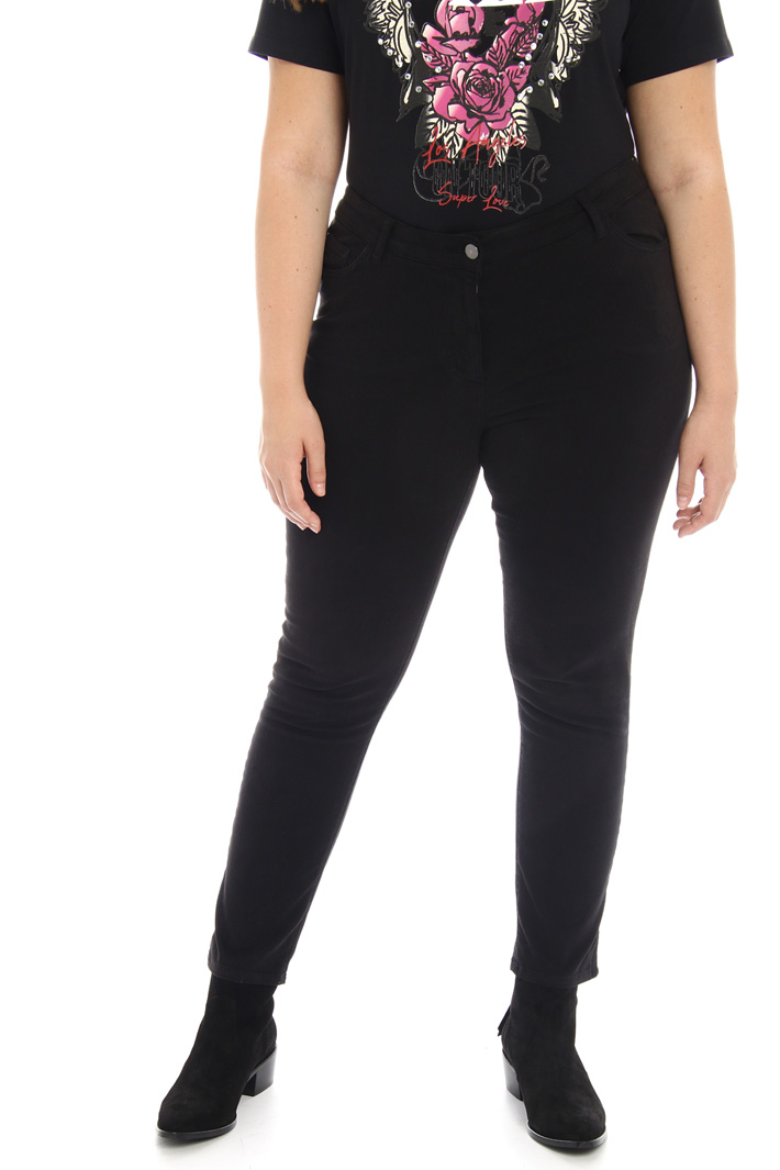 Pantaloni in levantina stretch Fashion Market Pantaloni in levantina stretch Fashion Market