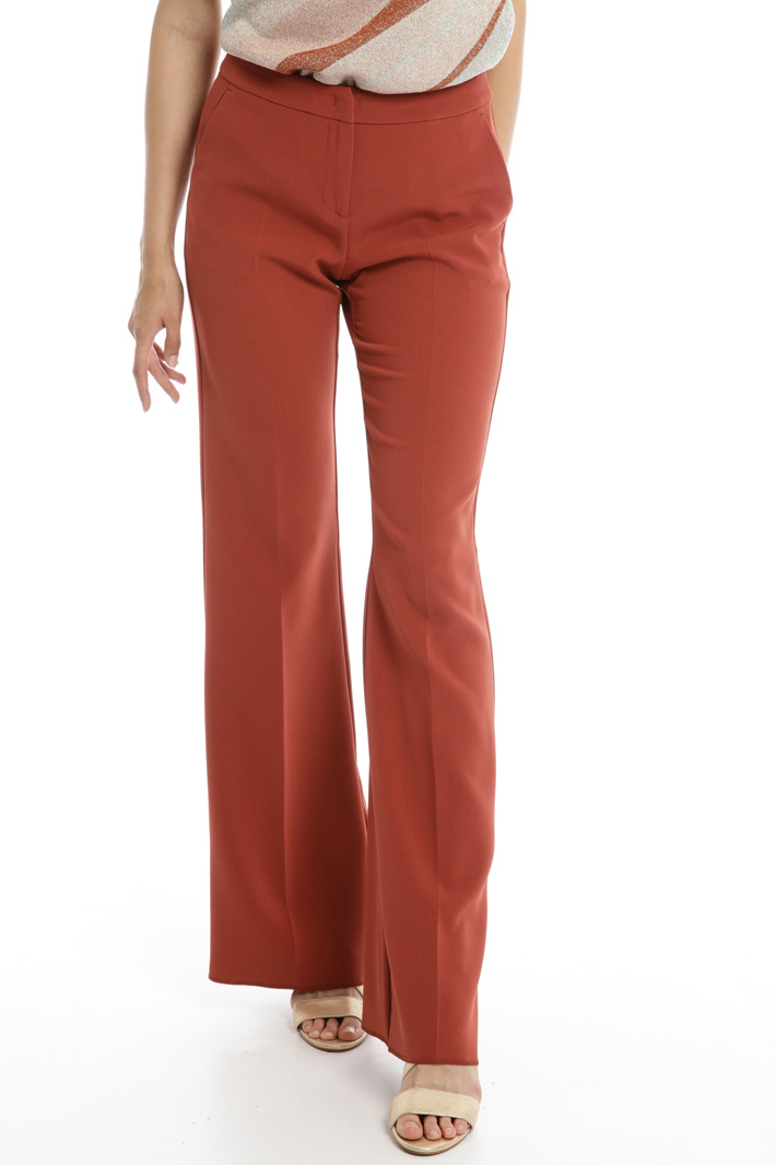 Pantaloni ampi in cady Fashion Market Pantaloni ampi in cady Fashion Market