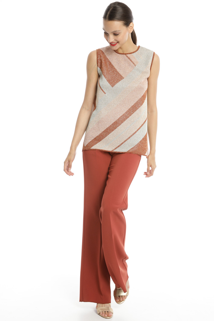 Pantaloni ampi in cady Fashion Market Pantaloni ampi in cady Fashion Market