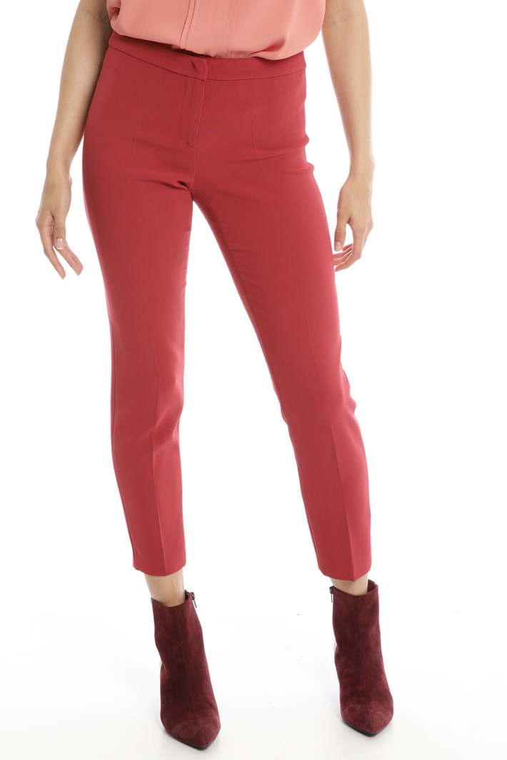 Pantaloni in cady a sigaretta Fashion Market Pantaloni in cady a sigaretta Fashion Market