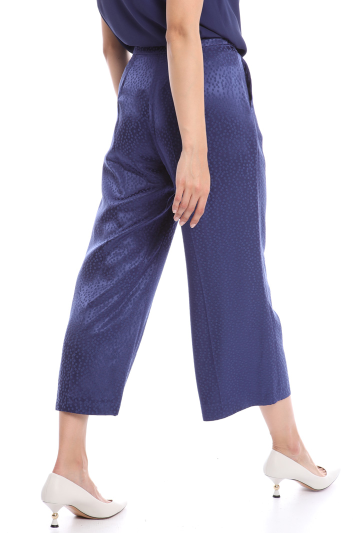 Pantaloni cropped jacquard Fashion Market Pantaloni cropped jacquard Fashion Market