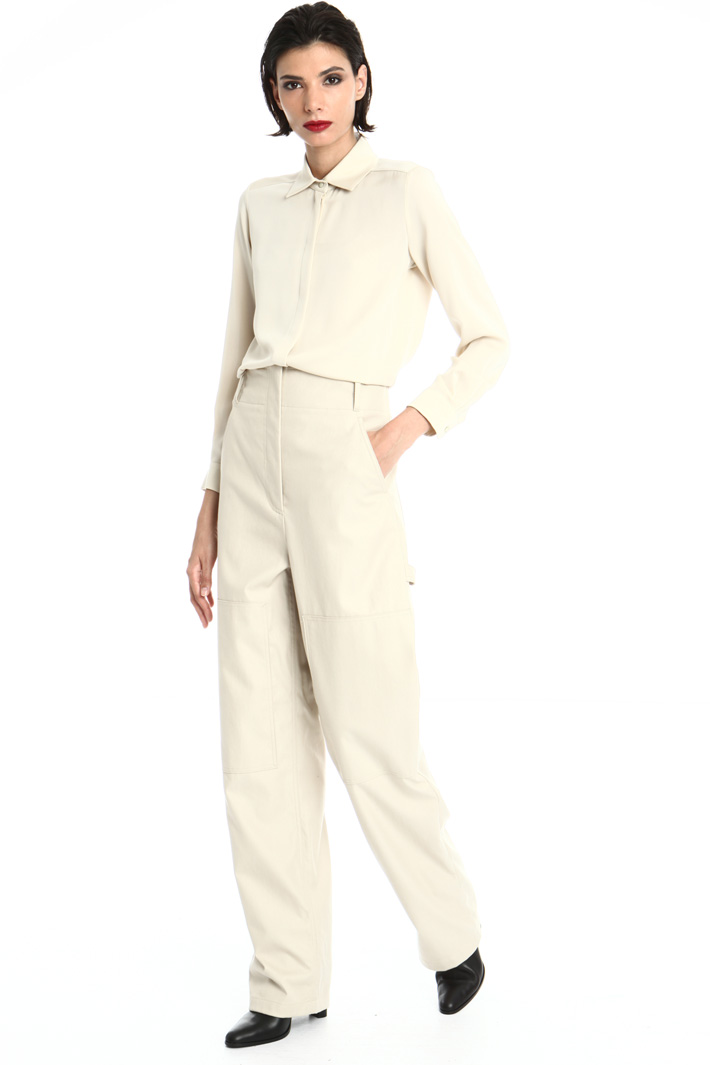 Pantaloni in twill di cotone Fashion Market Pantaloni in twill di cotone Fashion Market