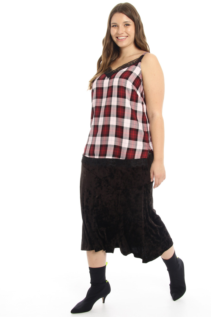Top in viscosa tinto filo Fashion Market Top in viscosa tinto filo Fashion Market