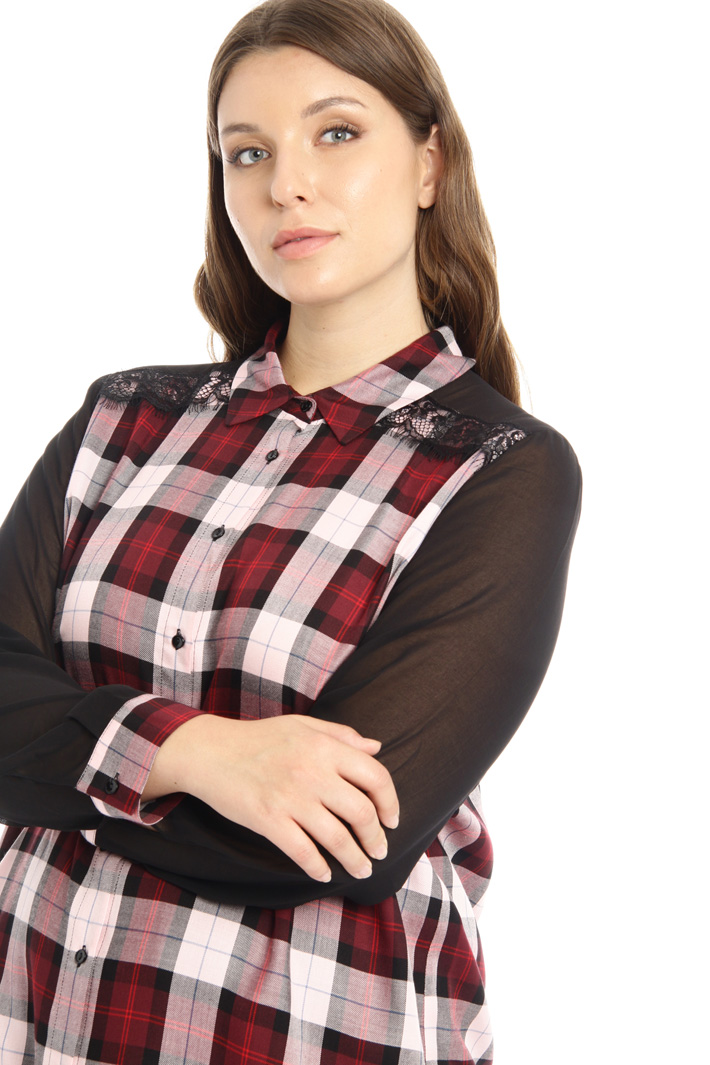 Camicia in viscosa con pizzo Fashion Market Camicia in viscosa con pizzo Fashion Market
