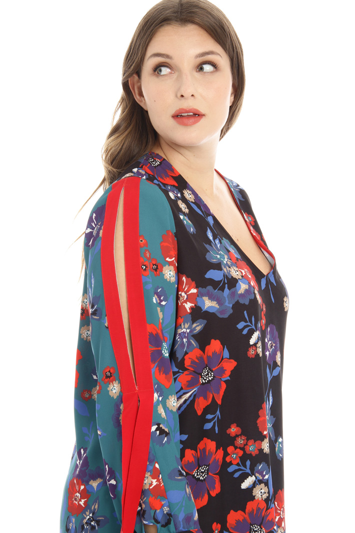 Casacca stampata in cady Fashion Market Casacca stampata in cady Fashion Market