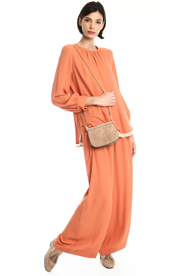 Blusa in georgette di seta Fashion Market Blusa in georgette di seta Fashion Market