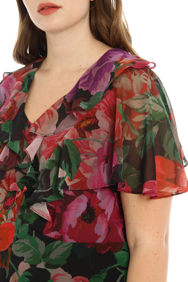 Abito lungo in georgette Fashion Market Abito lungo in georgette Fashion Market