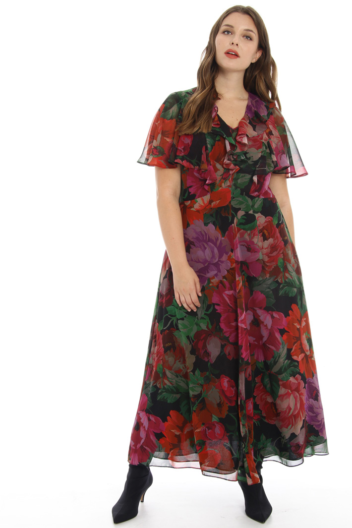 Abito lungo in georgette Fashion Market Abito lungo in georgette Fashion Market