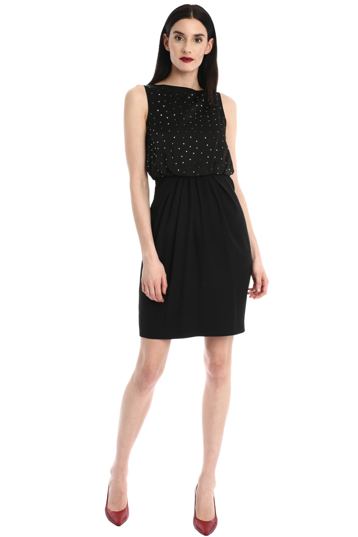 Abito envers satin con strass Fashion Market Abito envers satin con strass Fashion Market