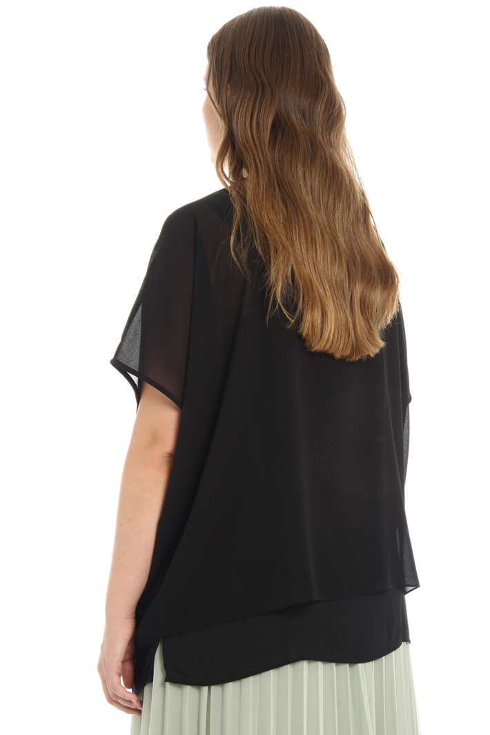Casacca in georgette ricamata Fashion Market Casacca in georgette ricamata Fashion Market