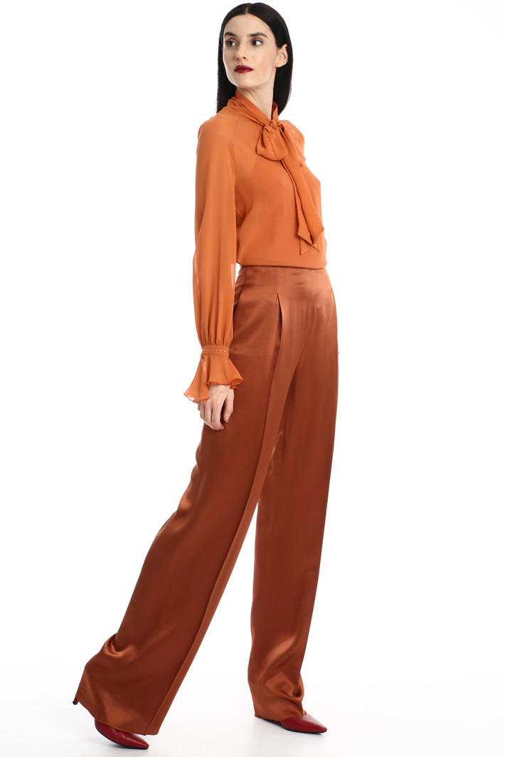 Blusa in georgette di seta Fashion Market Blusa in georgette di seta Fashion Market