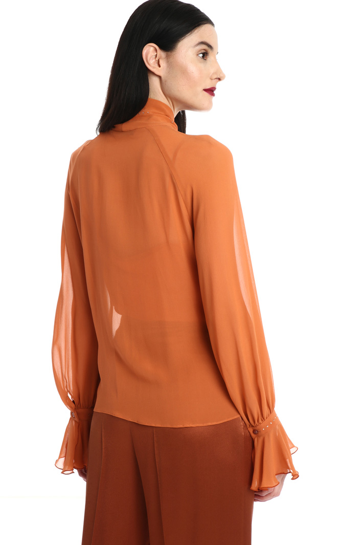 Blusa in georgette di seta Fashion Market Blusa in georgette di seta Fashion Market