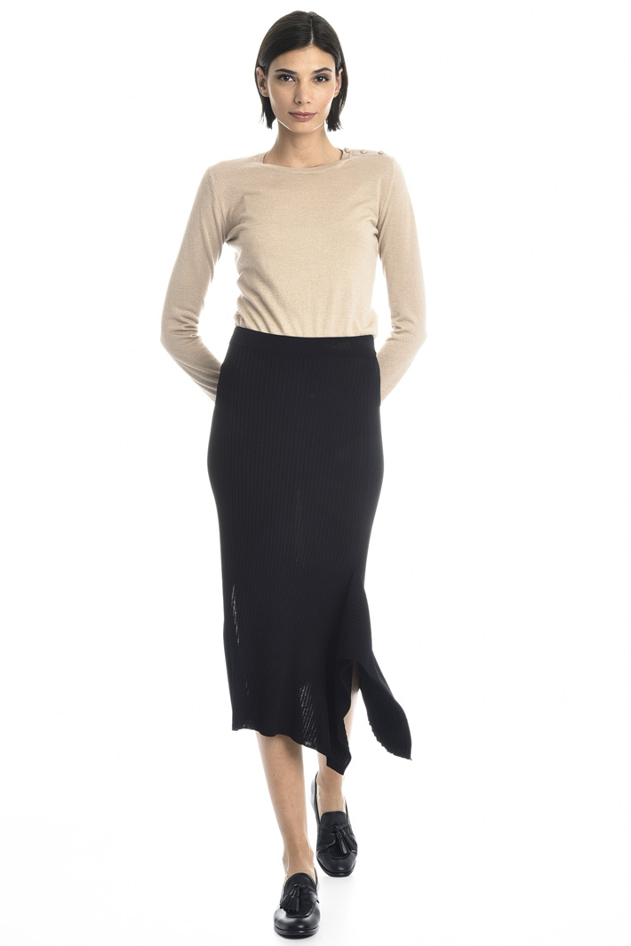 Gonna longuette in viscosa Fashion Market Gonna longuette in viscosa Fashion Market