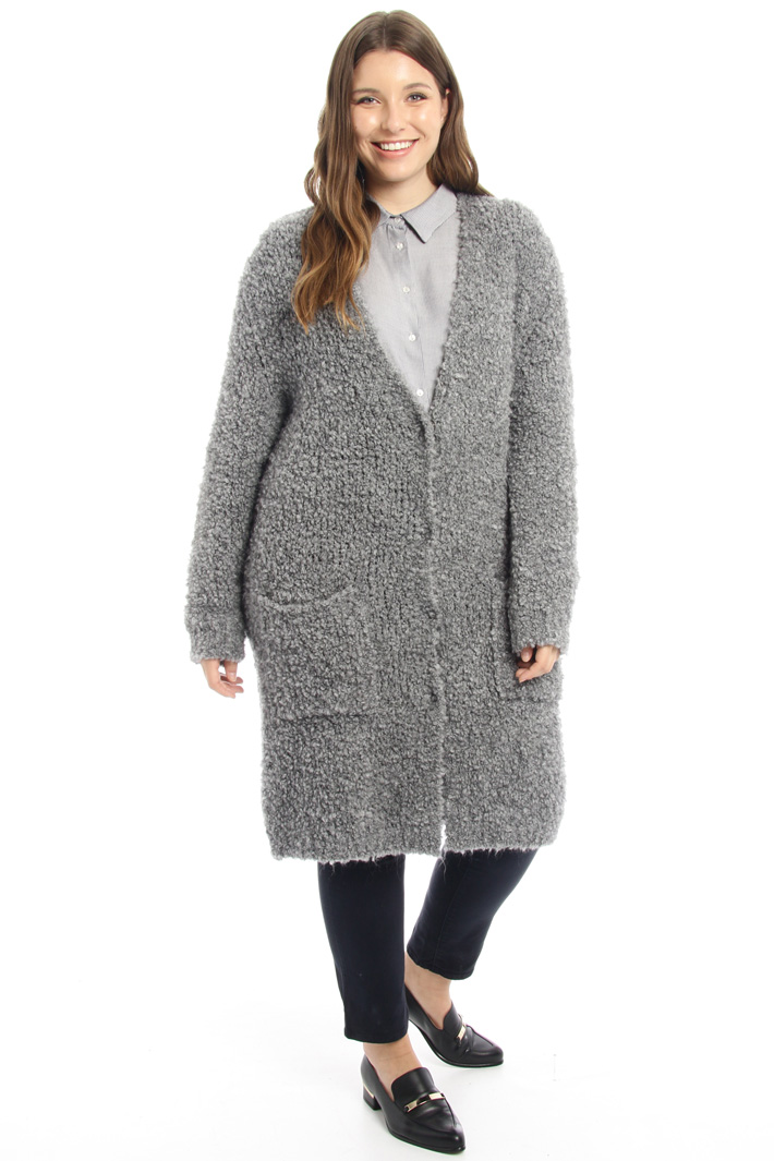 Cardigan in mohair bouclé Fashion Market Cardigan in mohair bouclé Fashion Market