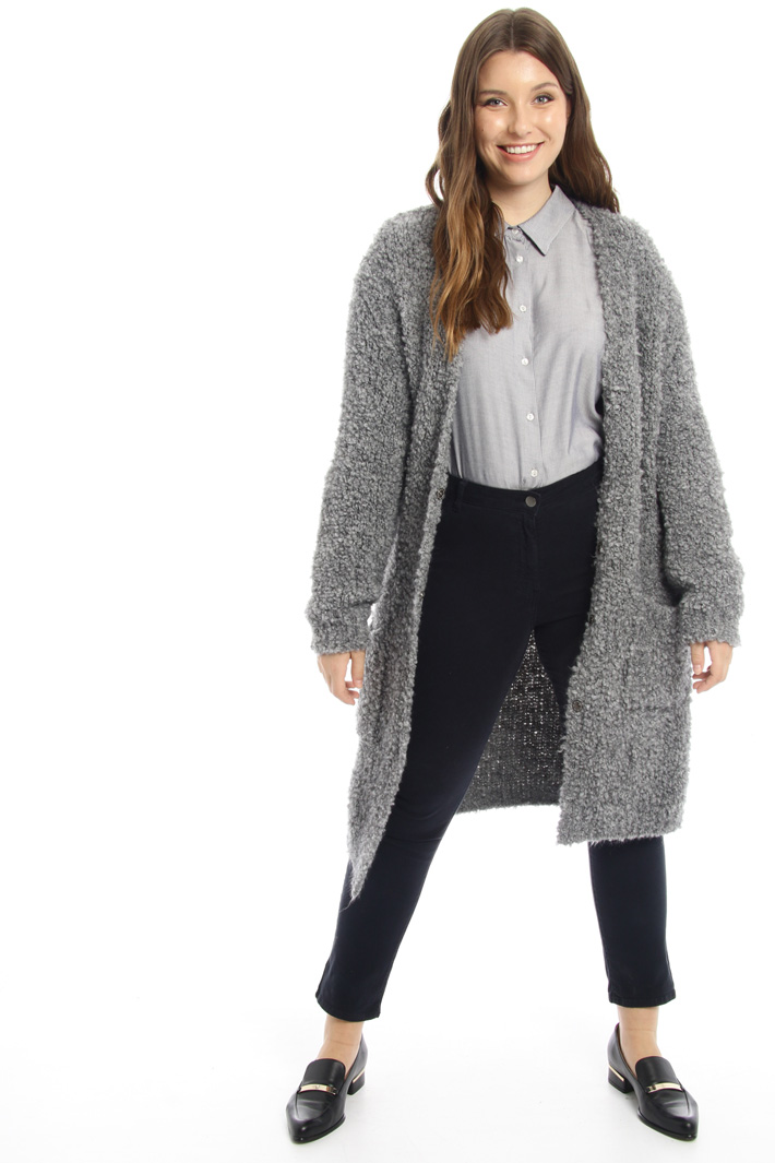 Cardigan in mohair bouclé Fashion Market Cardigan in mohair bouclé Fashion Market