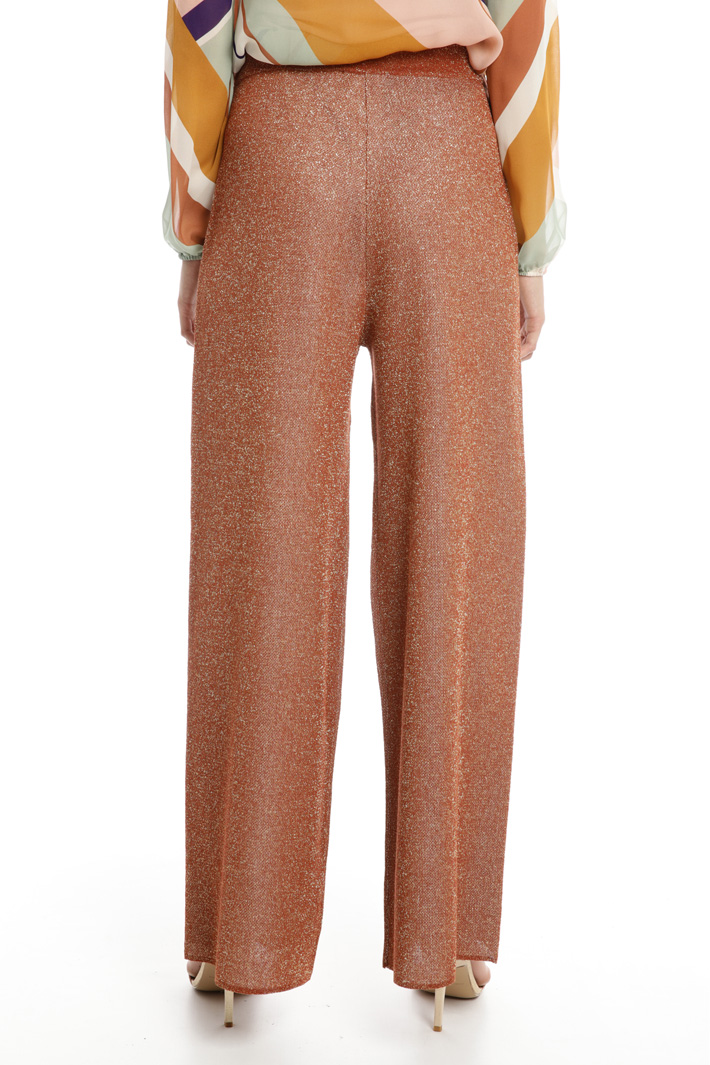 Pantaloni lamé in maglia Fashion Market Pantaloni lamé in maglia Fashion Market