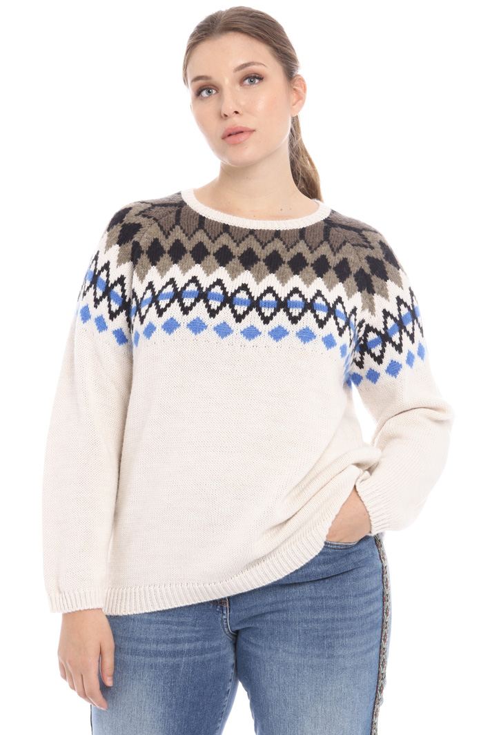 Maglia con motivo jacquard Fashion Market Maglia con motivo jacquard Fashion Market
