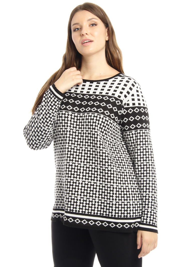 Maglia in lana jacquard Fashion Market Maglia in lana jacquard Fashion Market