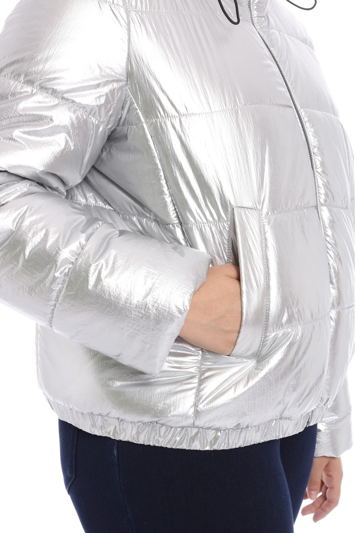 Imbottito corto laminato Fashion Market Imbottito corto laminato Fashion Market