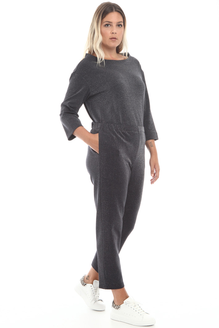 Pantaloni in jersey lamé Fashion Market Pantaloni in jersey lamé Fashion Market