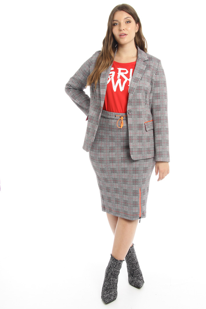 Blazer in jersey jacquard Fashion Market Blazer in jersey jacquard Fashion Market