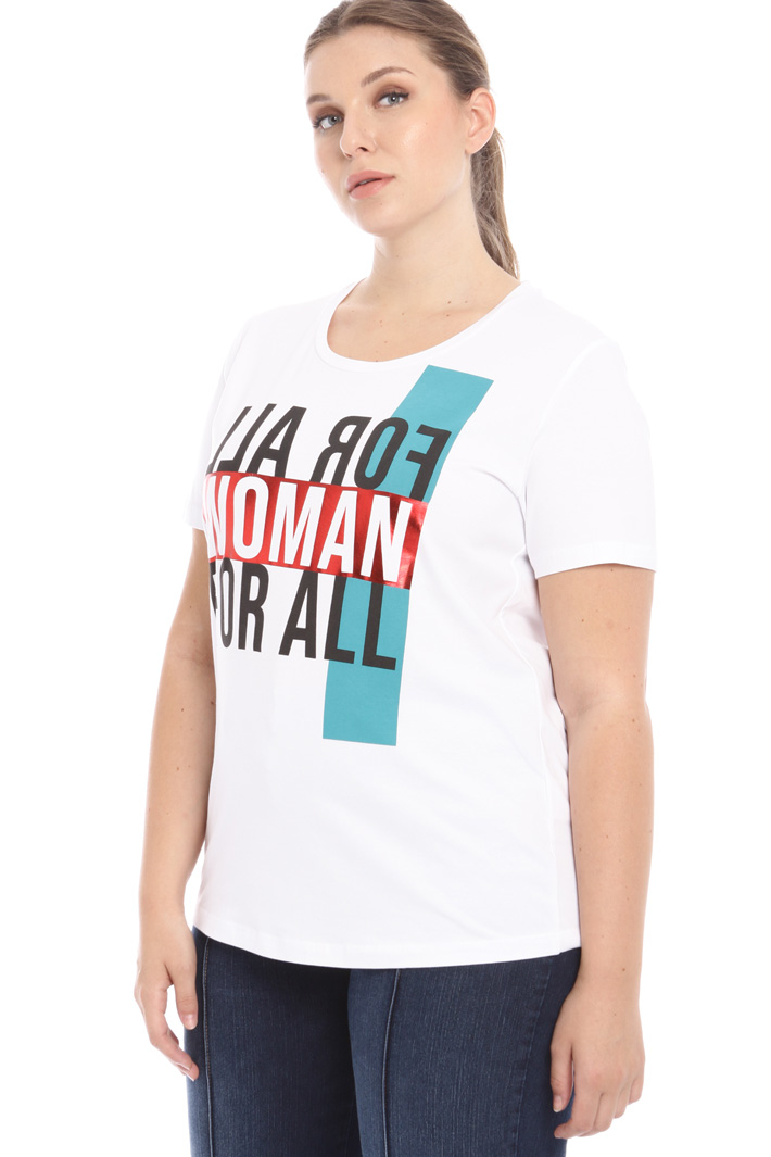 T-shirt in jersey stampato Fashion Market T-shirt in jersey stampato Fashion Market