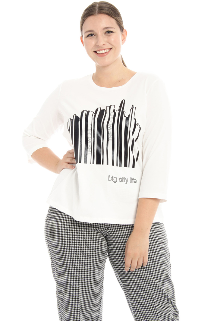 T-shirt in jersey stampato Fashion Market T-shirt in jersey stampato Fashion Market
