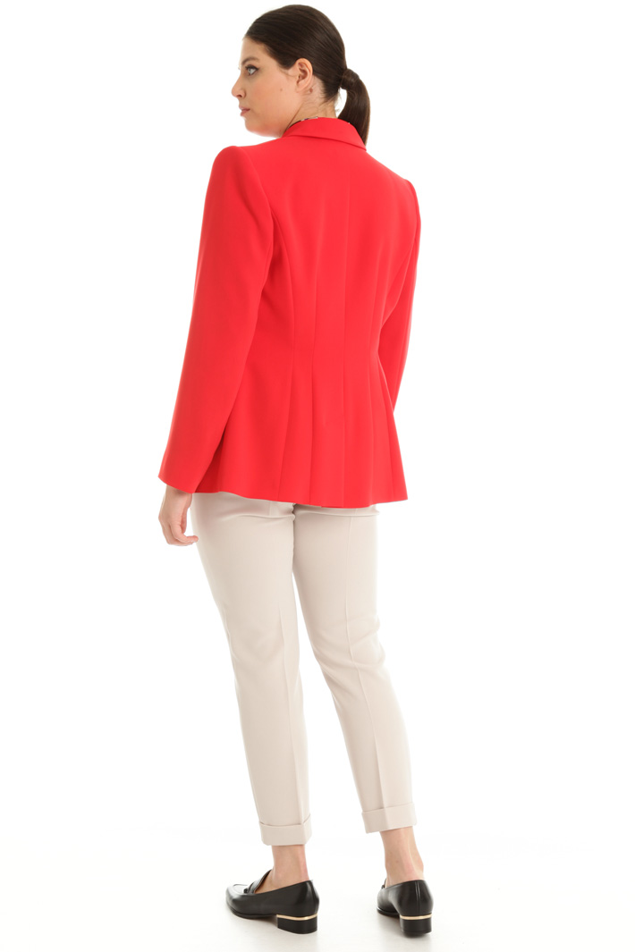 Blazer monopetto in cady Fashion Market Blazer monopetto in cady Fashion Market