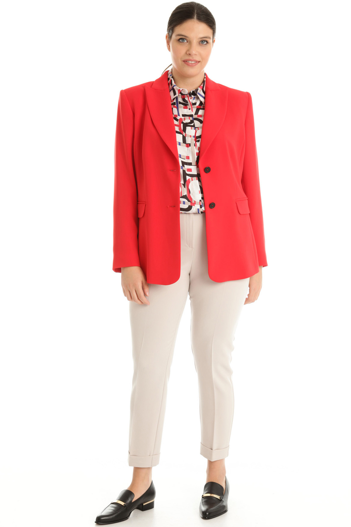Blazer monopetto in cady Fashion Market Blazer monopetto in cady Fashion Market